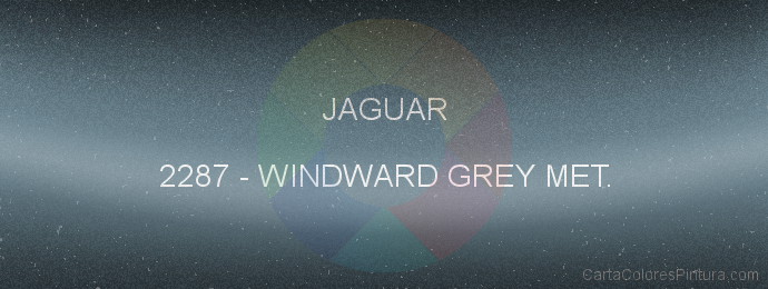 Pintura Jaguar 2287 Windward Grey Met.