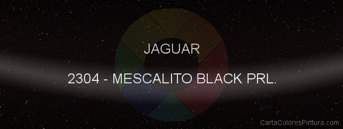 Pintura Jaguar 2304 Mescalito Black Prl.