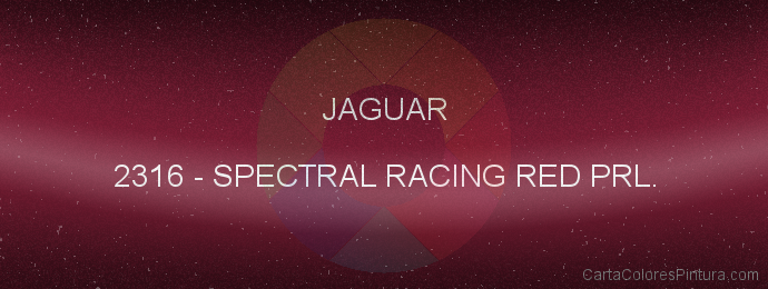 Pintura Jaguar 2316 Spectral Racing Red Prl.