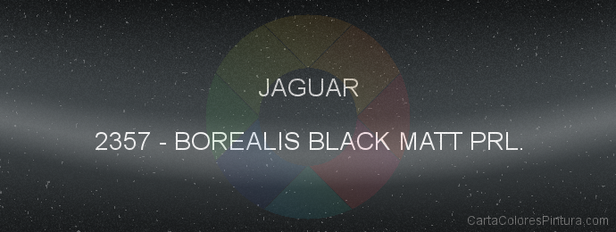 Pintura Jaguar 2357 Borealis Black Matt Prl.