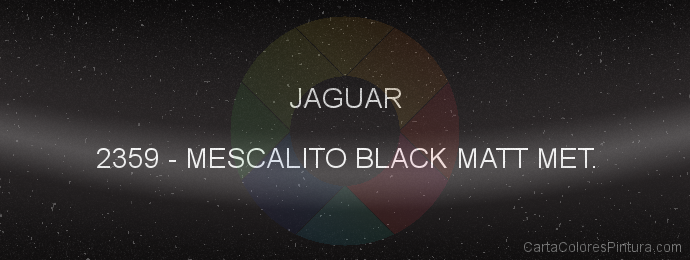 Pintura Jaguar 2359 Mescalito Black Matt Met.