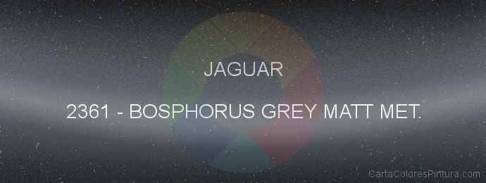 Pintura Jaguar 2361 Bosphorus Grey Matt Met.