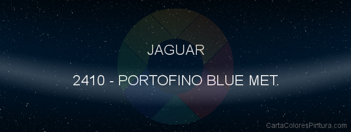 Pintura Jaguar 2410 Portofino Blue Met.
