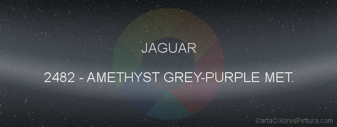 Pintura Jaguar 2482 Amethyst Grey-purple Met.