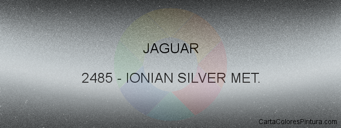 Pintura Jaguar 2485 Ionian Silver Met.