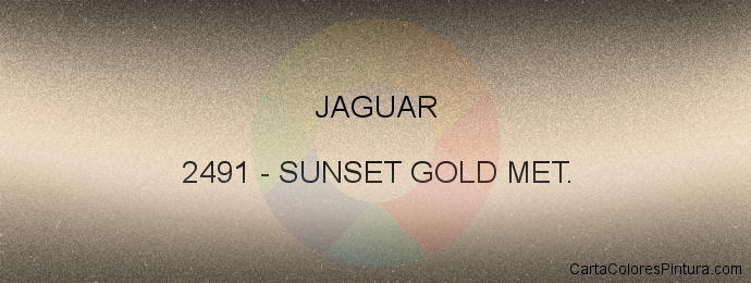 Pintura Jaguar 2491 Sunset Gold Met.