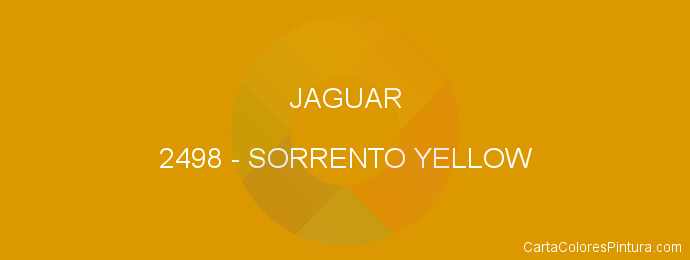 Pintura Jaguar 2498 Sorrento Yellow