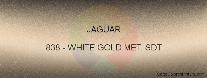 Pintura Jaguar 838 White Gold Met. Sdt