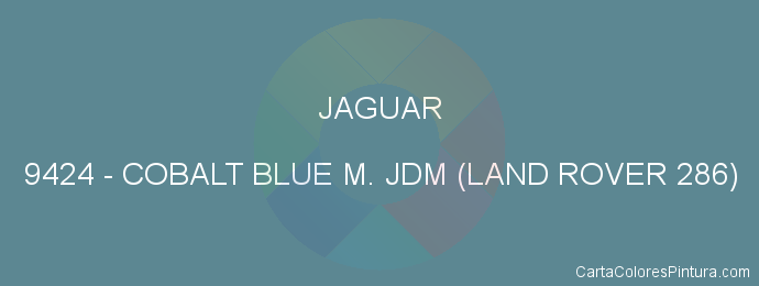Pintura Jaguar 9424 Cobalt Blue M. Jdm (land Rover 286)