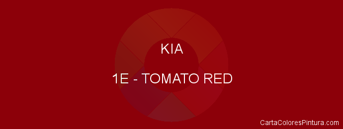 Pintura Kia 1E Tomato Red