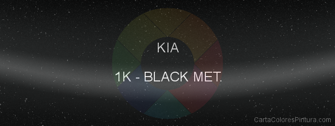 Pintura Kia 1K Black Met.