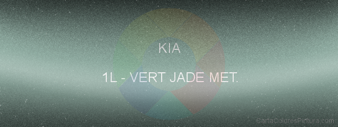 Pintura Kia 1L Vert Jade Met.