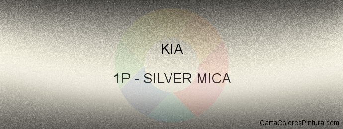 Pintura Kia 1P Silver Mica