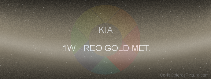 Pintura Kia 1W Reo Gold Met.