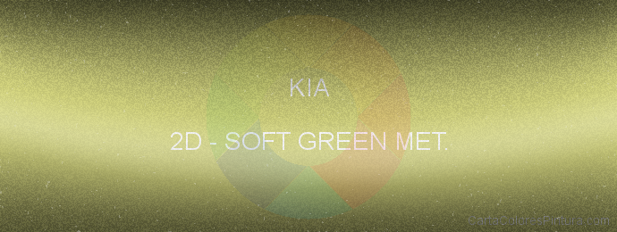 Pintura Kia 2D Soft Green Met.