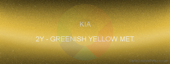Pintura Kia 2Y Greenish Yellow Met.