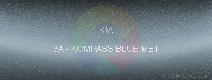 Pintura Kia 3A Kompass Blue Met.