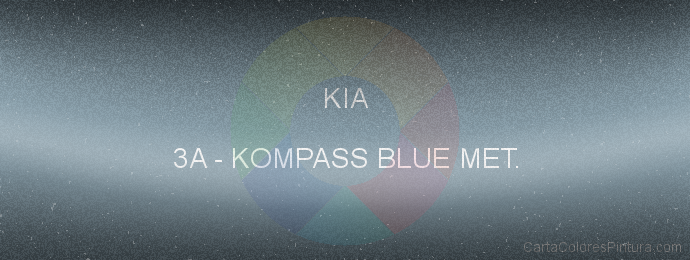 Pintura Kia 3A Kompass Blue Met.