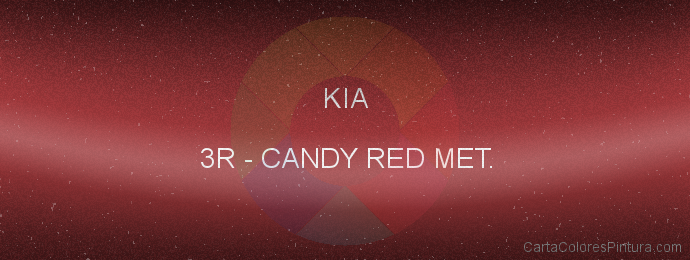 Pintura Kia 3R Candy Red Met.