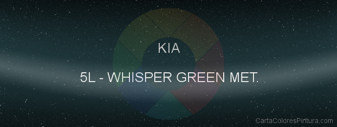 Pintura Kia 5L Whisper Green Met.