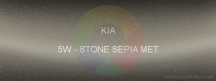 Pintura Kia 5W Stone Sepia Met.