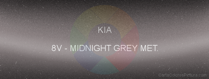 Pintura Kia 8V Midnight Grey Met.