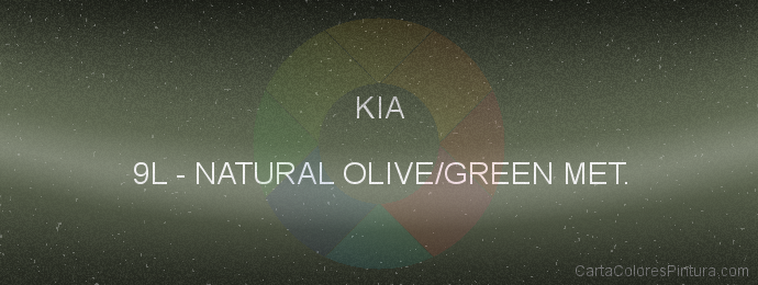 Pintura Kia 9L Natural Olive/green Met.