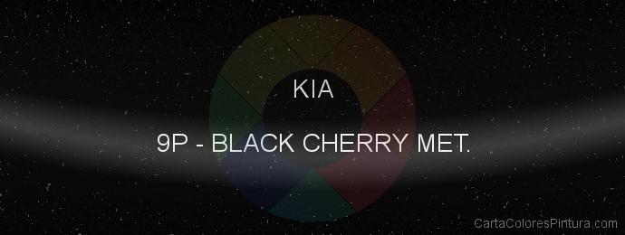 Pintura Kia 9P Black Cherry Met.