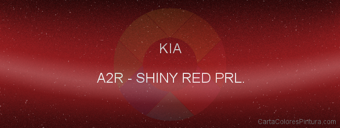 Pintura Kia A2R Shiny Red Prl.