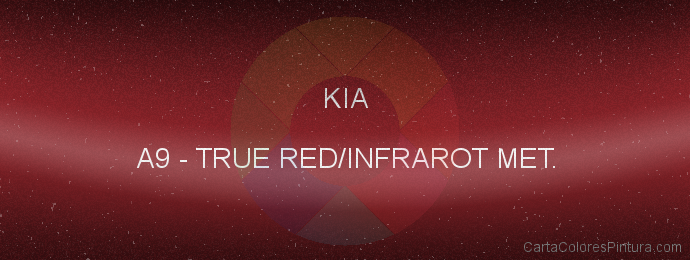 Pintura Kia A9 True Red/infrarot Met.