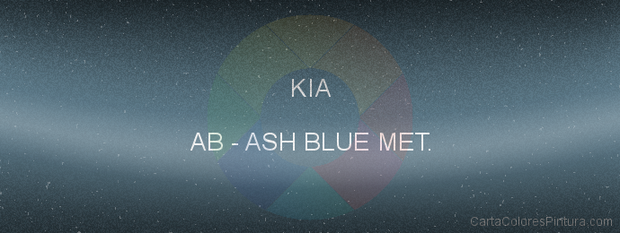 Pintura Kia AB Ash Blue Met.