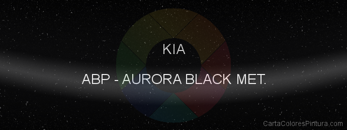 Pintura Kia ABP Aurora Black Met.