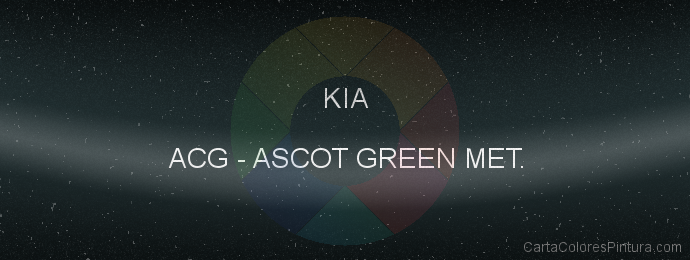 Pintura Kia ACG Ascot Green Met.