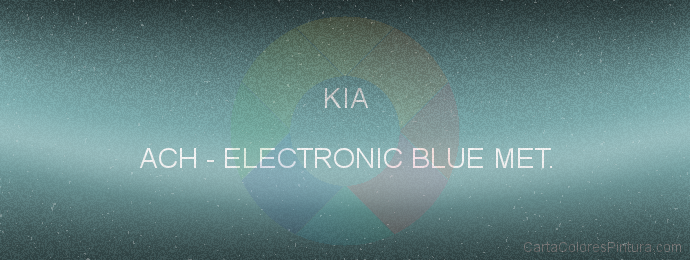 Pintura Kia ACH Electronic Blue Met.