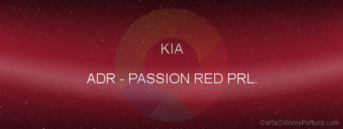 Pintura Kia ADR Passion Red Prl.