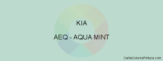 Pintura Kia AEQ Aqua Mint