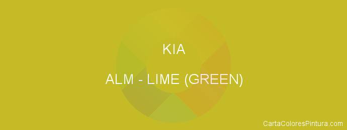Pintura Kia ALM Lime (green)