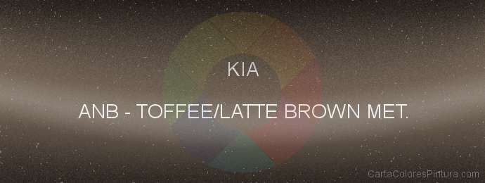 Pintura Kia ANB Toffee/latte Brown Met.