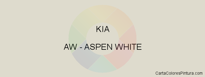Pintura Kia AW Aspen White