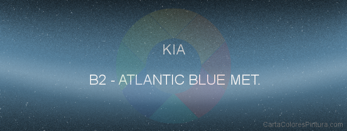 Pintura Kia B2 Atlantic Blue Met.