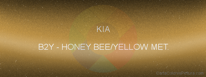 Pintura Kia B2Y Honey Bee/yellow Met.