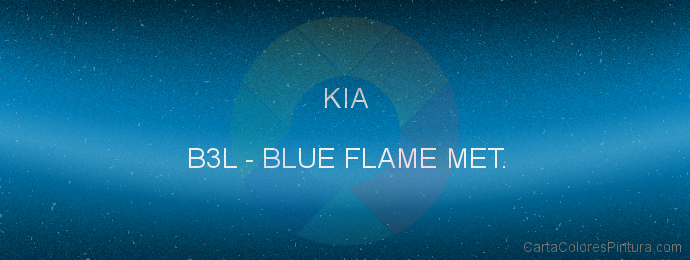 Pintura Kia B3L Blue Flame Met.