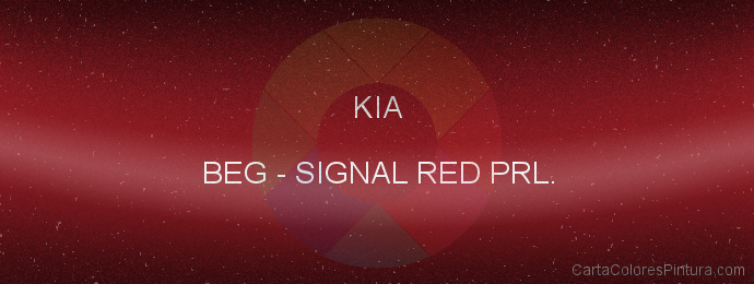 Pintura Kia BEG Signal Red Prl.