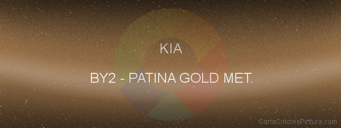 Pintura Kia BY2 Patina Gold Met.