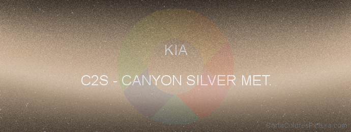 Pintura Kia C2S Canyon Silver Met.