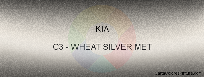 Pintura Kia C3 Wheat Silver Met