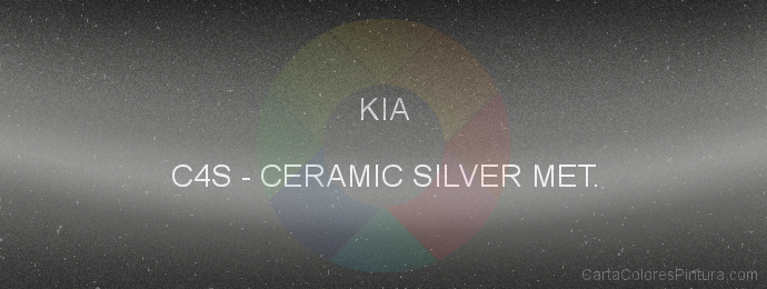 Pintura Kia C4S Ceramic Silver Met.