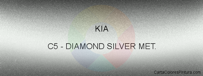 Pintura Kia C5 Diamond Silver Met.