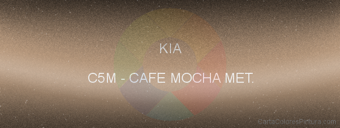 Pintura Kia C5M Cafe Mocha Met.