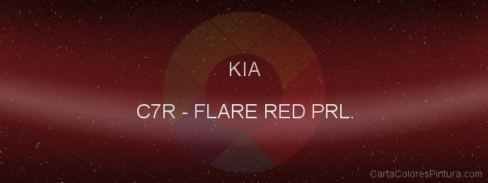 Pintura Kia C7R Flare Red Prl.
